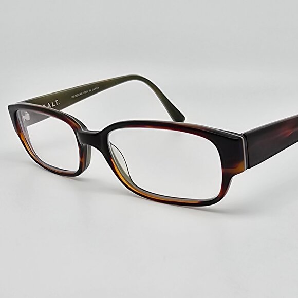 Salt Optics Dirk Tweed Moss Eyeglasses Frame w/ Case Japan 52-17-140 - Picture 3 of 16